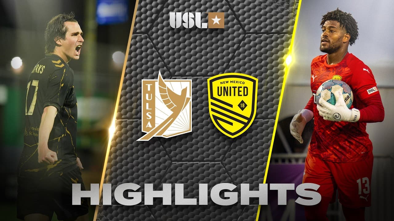 9.30.2026 | FC Tulsa vs. New Mexico United - USL Championship Game Highlights thumbnail