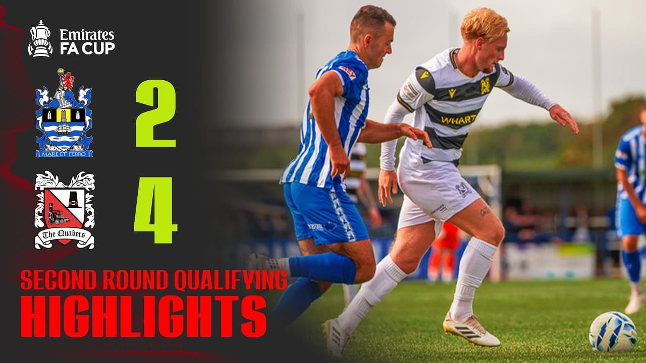 Dramatic Comeback! 😮 | Redcar Town v Darlington | Highlights | Emirates FA Cup 2027 thumbnail