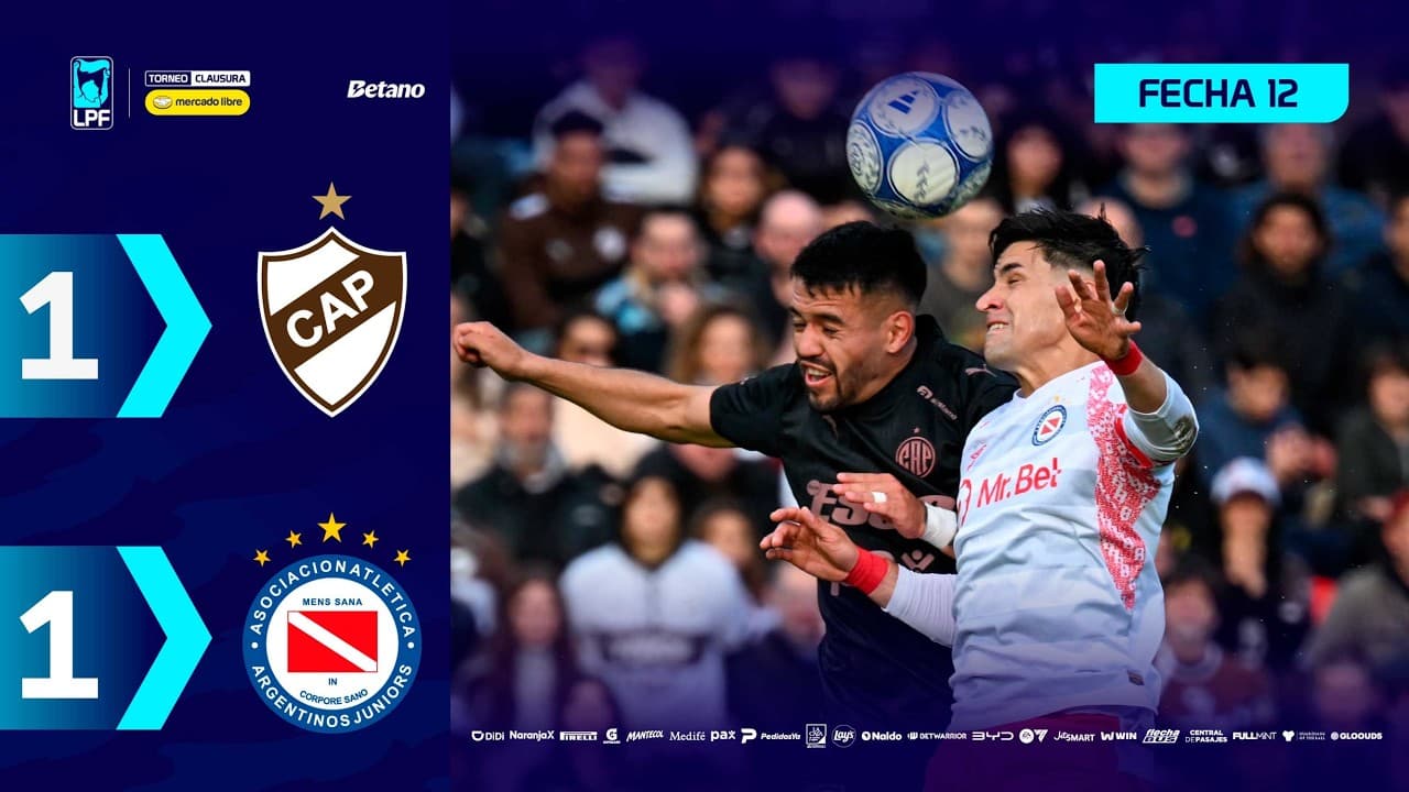 PLATENSE 1 - 1 ARGENTINOS | Resumen del partido | #TorneoMercadoLibre Clausura 2026 🏆 thumbnail