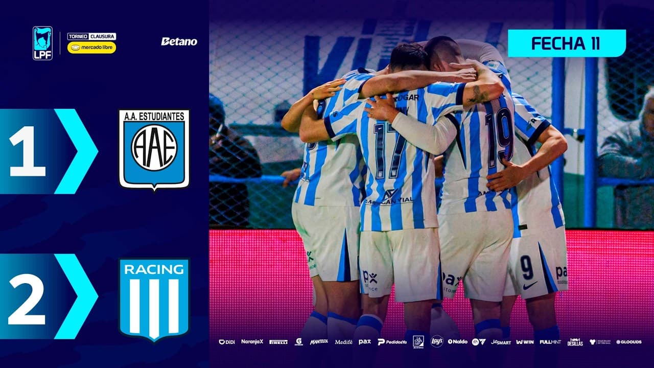 ESTUDIANTES DE RÍO CUARTO 1 - 2 RACING | Resumen del partido | #TorneoMercadoLibre Clausura 2026 🏆 thumbnail
