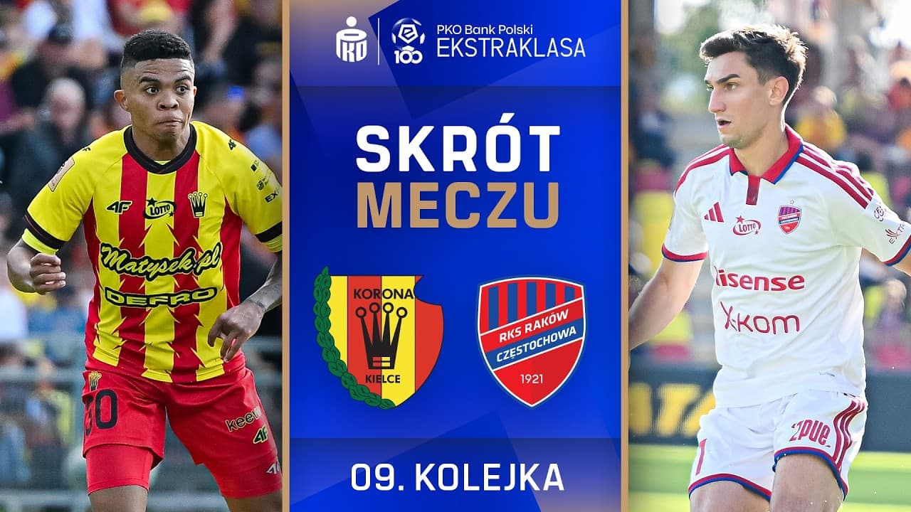 Korona Kielce - Raków Częstochowa | SKRÓT | CUDOWNE popołudnie w Kielcach! | Ekstraklasa 2026/27 thumbnail