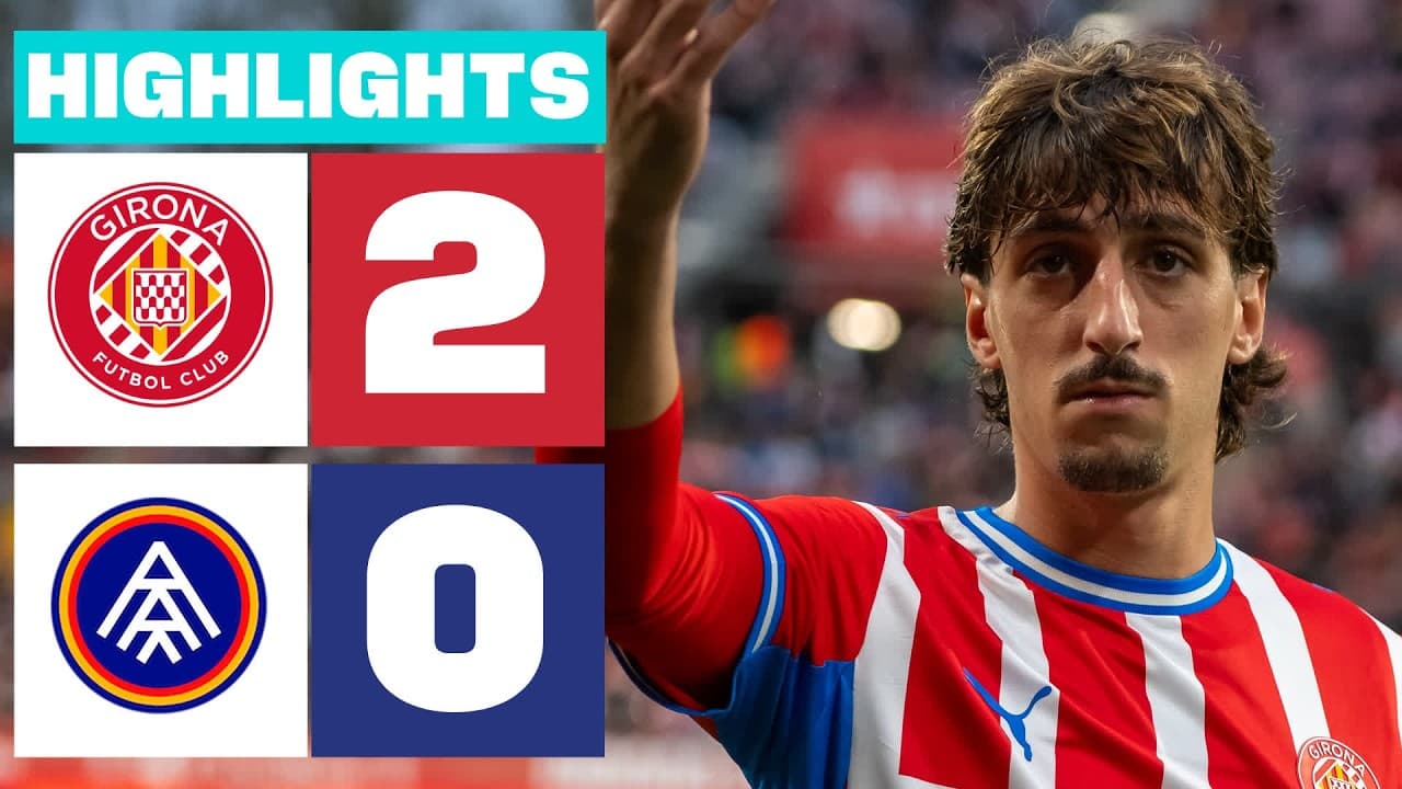 GIRONA FC 2 - 0 FC ANDORRA | RESUMEN LALIGA HYPERMOTION thumbnail