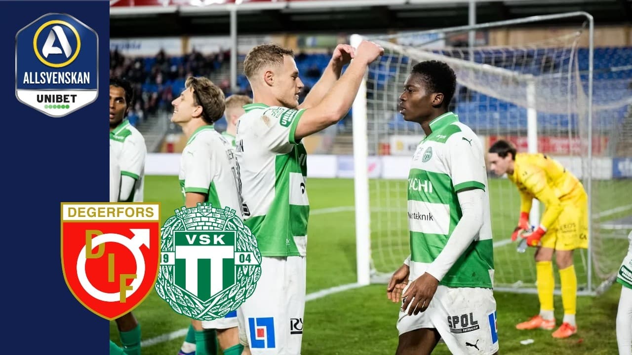 Degerfors IF - Västerås SK (0-3) | Höjdpunkter thumbnail