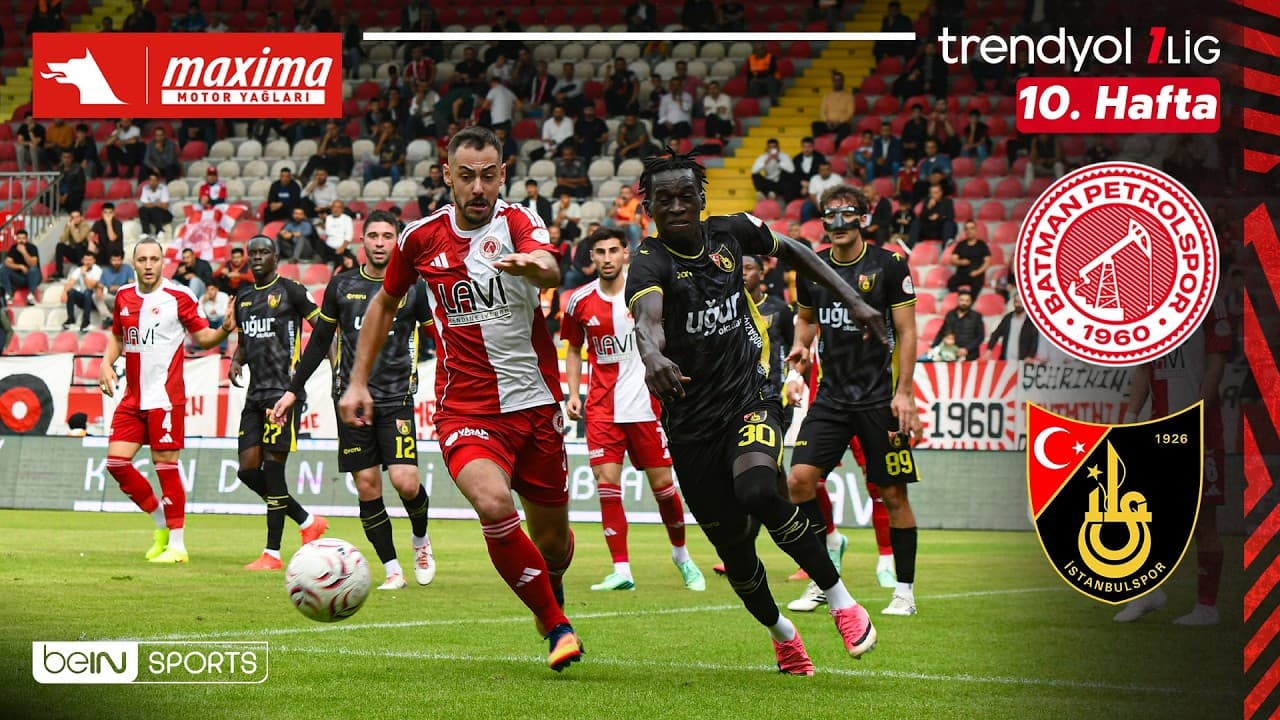 Batman Petrolspor - İstanbulspor | 10. Hafta Maç ÖZETİ | Trendyol 1. Lig - 2026/27 thumbnail