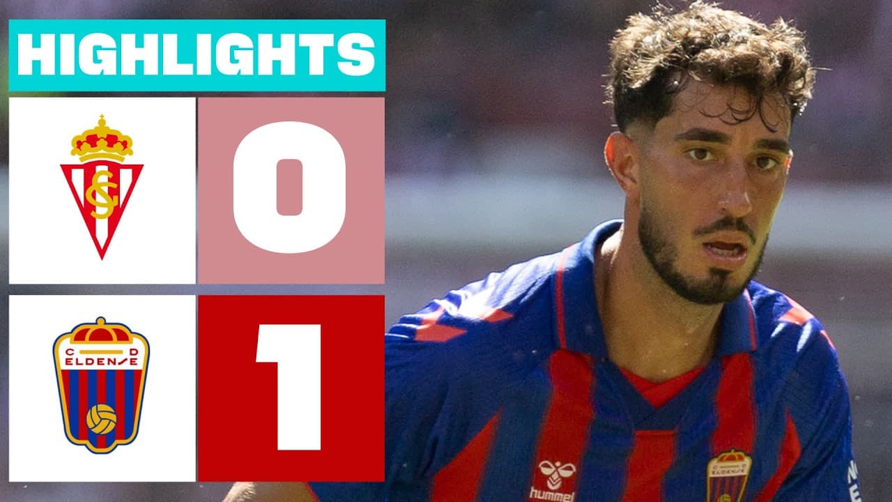 REAL SPORTING 0 - 1 CD ELDENSE | RESUMEN LALIGA HYPERMOTION thumbnail