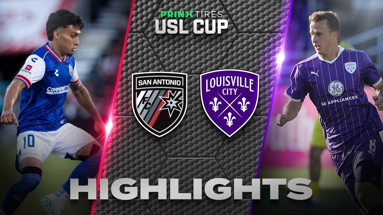 9.8.2026 | San Antonio FC vs. Louisville City FC - Game Highlights thumbnail