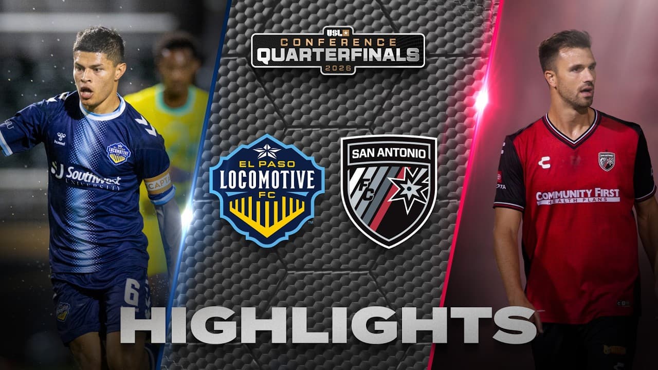 10.30.2026 | El Paso Locomotive FC vs. San Antonio FC - USL Championship Game Highlights thumbnail