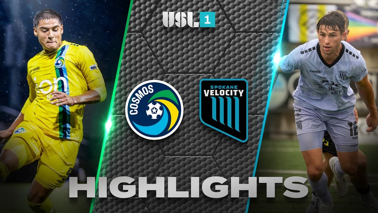 10.21.2026 | New York Cosmos vs. Spokane Velocity FC - USL League One Game Highlights thumbnail