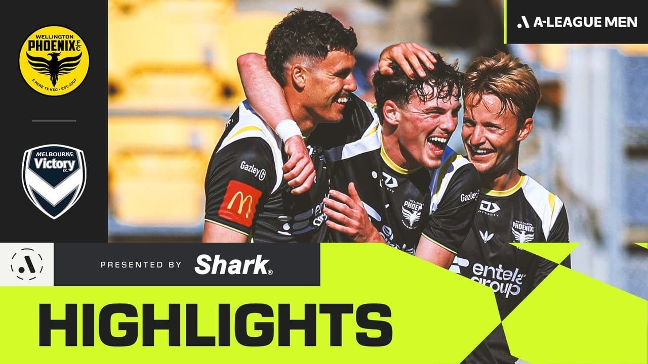 Wellington Phoenix v Melbourne Victory | SHARK HIGHLIGHTS | A-League Men 2026-27 | Matchweek 1 thumbnail