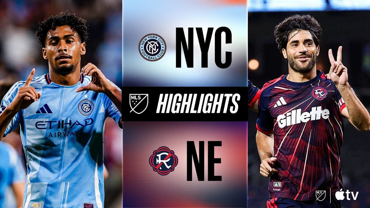 New York City FC vs. New England Revolution | Full Match Highlights thumbnail