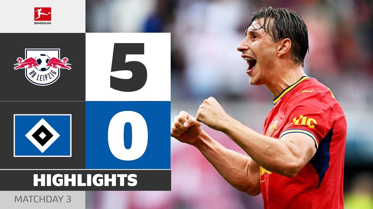PURE DOMINANCE BY RB! | RB LEIPZIG - HAMBURGER SV | Highlights | Matchday 3 – Bundesliga 2026/27 thumbnail