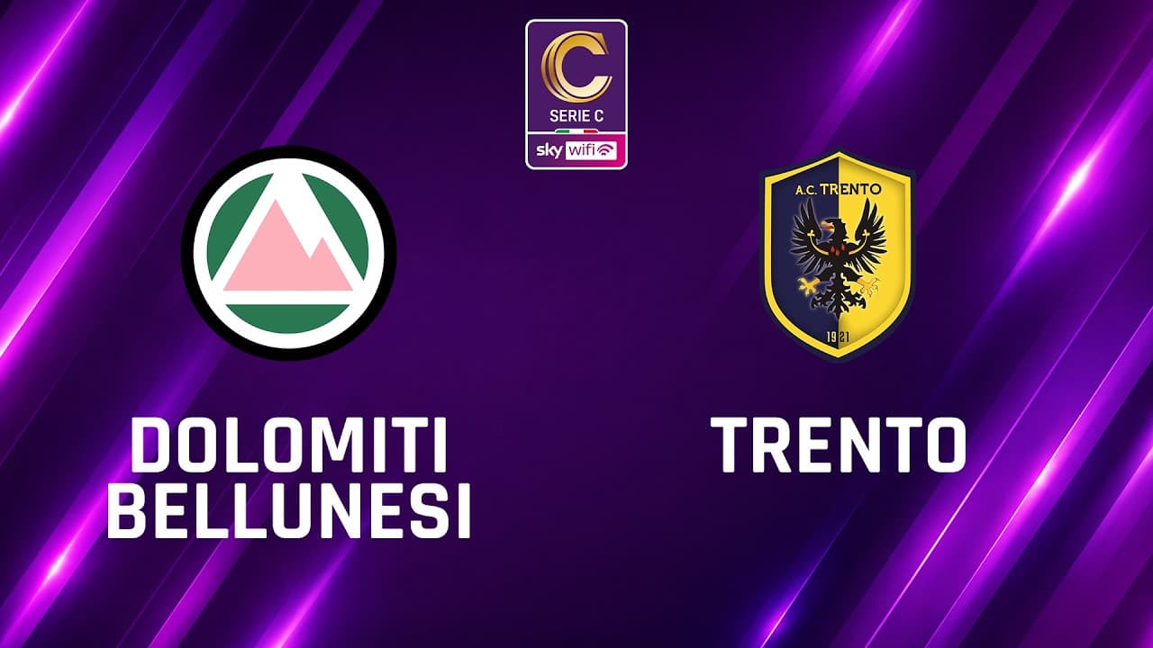 Dolomiti Bellunesi - Trento 0-3 | Gli Highlights | 10ª giornata di Serie C Sky Wifi 2026/2027 thumbnail