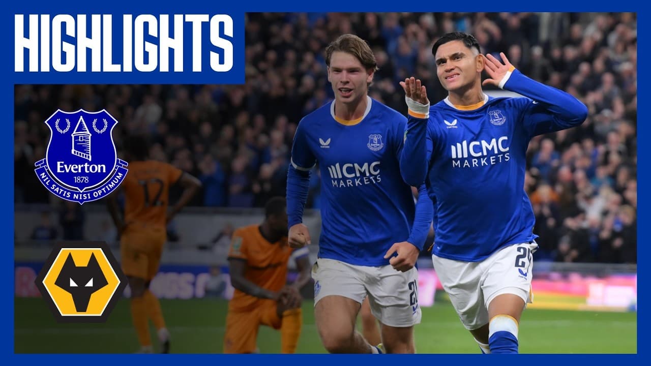 EVERTON v WOLVES | Carabao Cup highlights thumbnail