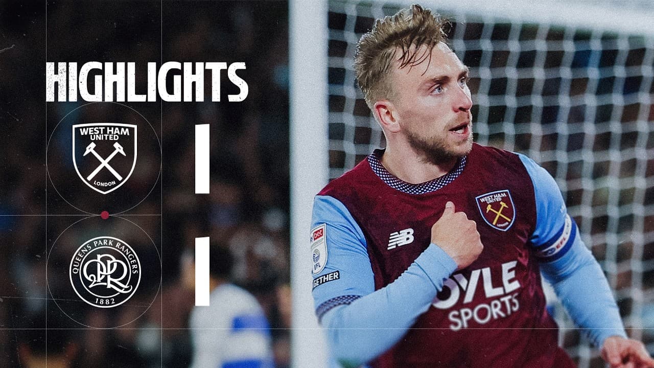 Rollercoaster At The London Stadium! | West Ham 1-1 QPR | Championship Highlights thumbnail