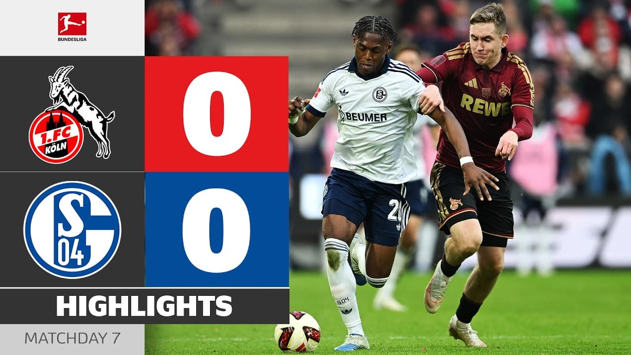 1. FC KÖLN - SCHALKE 04 | Highlights | Matchday 7 – Bundesliga 2026/27 thumbnail
