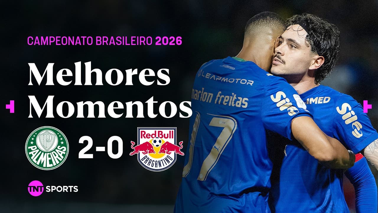 GOLAÇO COLETIVO DÁ A VITÓRIA PARA O VERDE! PALMEIRAS 1X0 RB BRAGANTINO | MELHORES MOMENTOS thumbnail