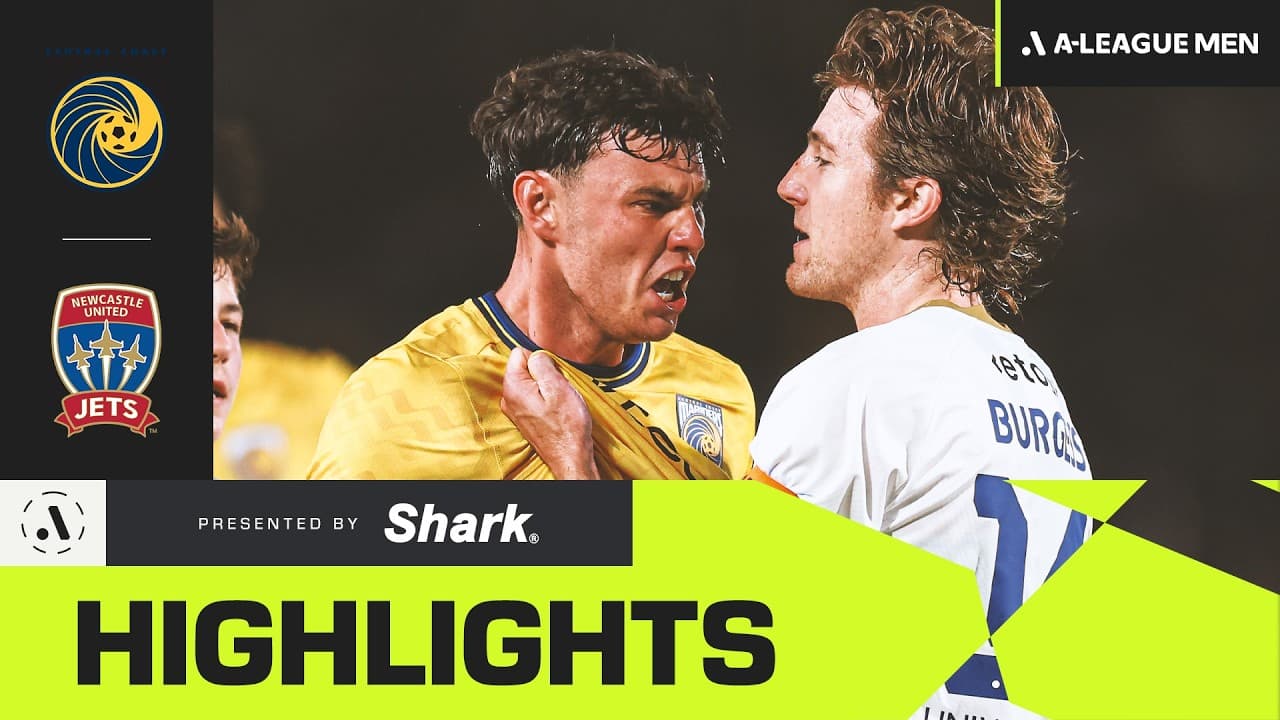 Central Coast v Newcastle Jets | SHARK HIGHLIGHTS | A-League Men 2026-27 | Matchweek 1 thumbnail