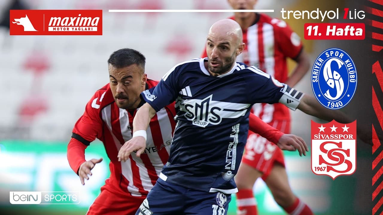 Sivasspor - Sarıyer | 11. Hafta Maç ÖZETİ | Trendyol 1. Lig - 2026/27 thumbnail