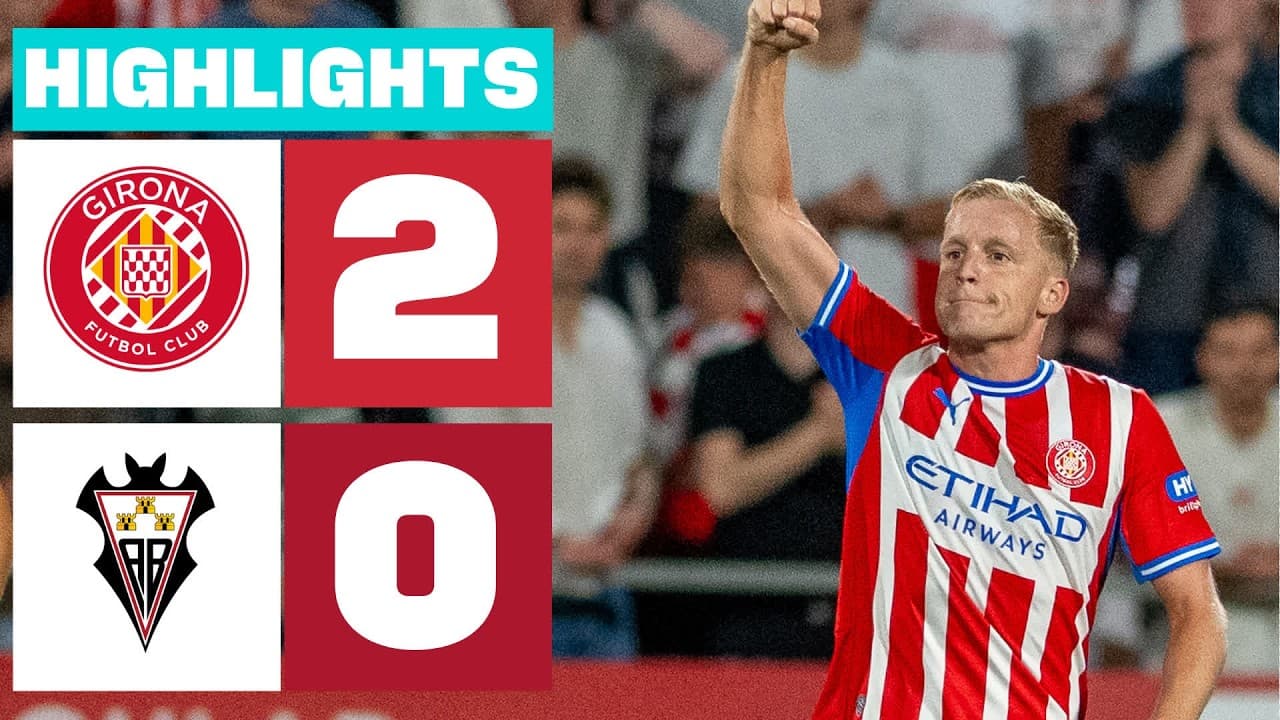 GIRONA FC 2 - 0 ALBACETE BP | RESUMEN LALIGA HYPERMOTION thumbnail
