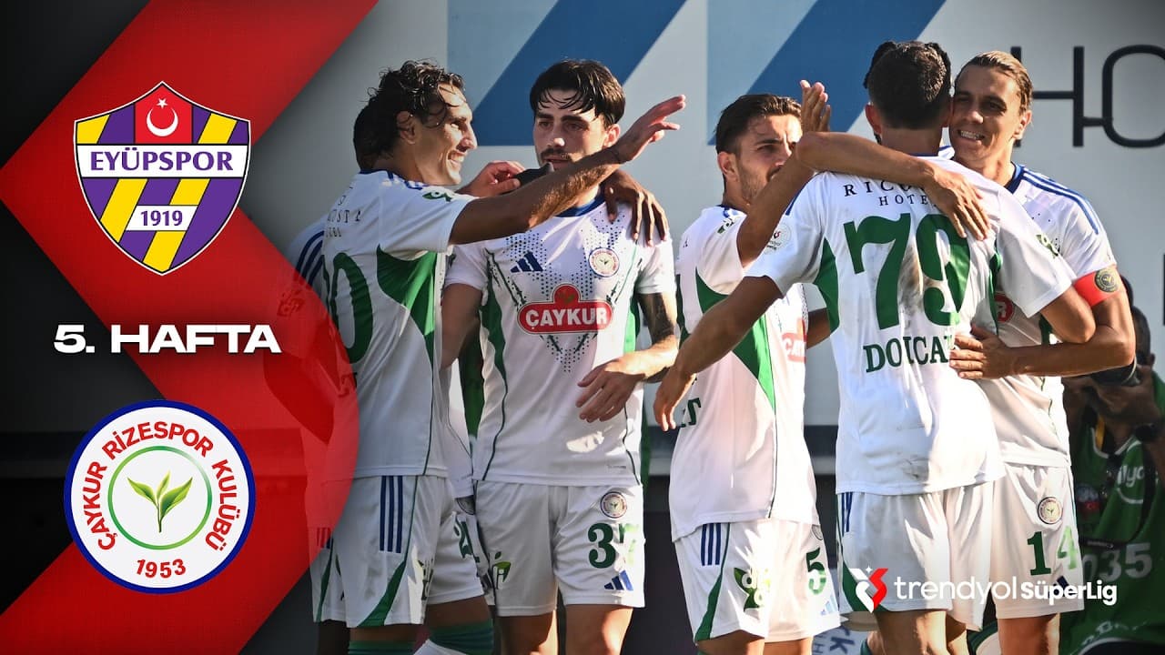 Eyüpspor - Çaykur Rizespor - Highlights/Özet | Trendyol Süper Lig - 2026/27 thumbnail