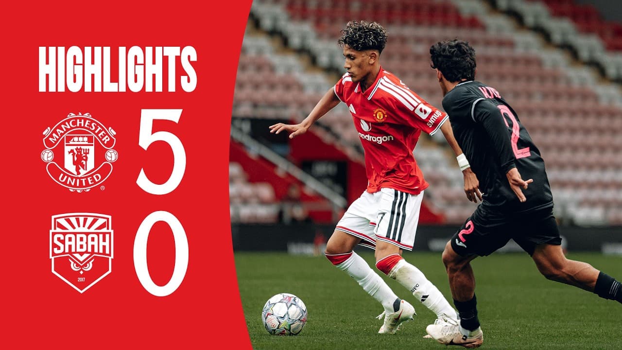 Man Utd 5-0 Sabah | Academy Highlights thumbnail