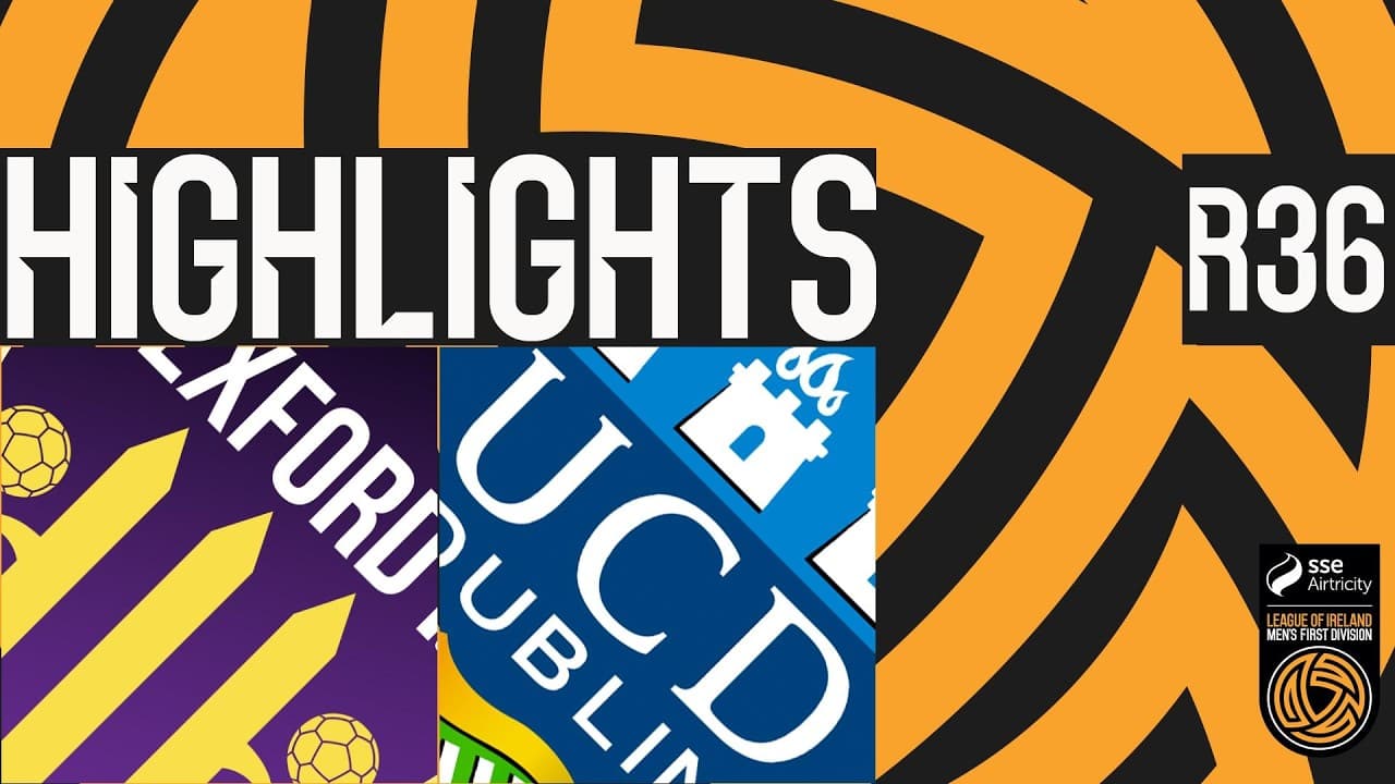 Wexford 2-5 UCD | SSE Airtricity Men's First Division Highlights thumbnail