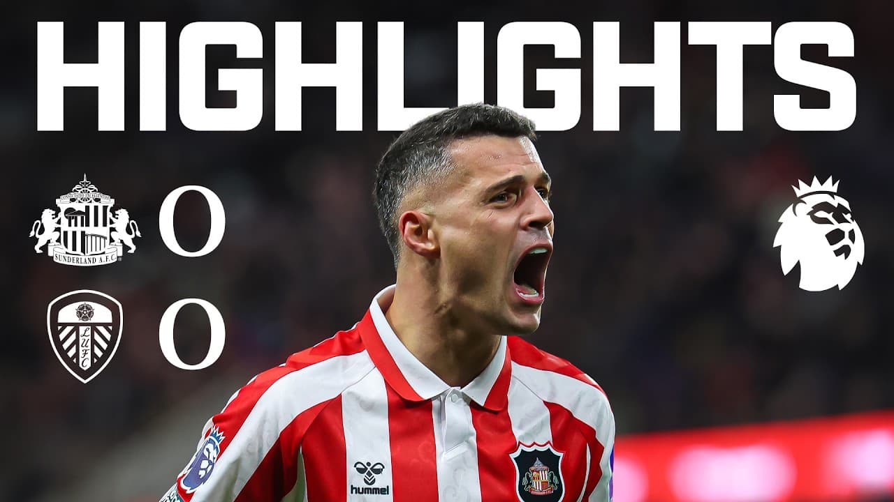 Sunderland AFC 0-0 Leeds United | Premier League Highlights thumbnail