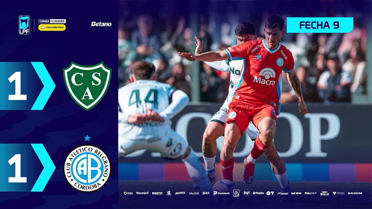 SARMIENTO 1 - 1 BELGRANO | Resumen del partido | #TorneoMercadoLibre Clausura 2026 🏆 thumbnail