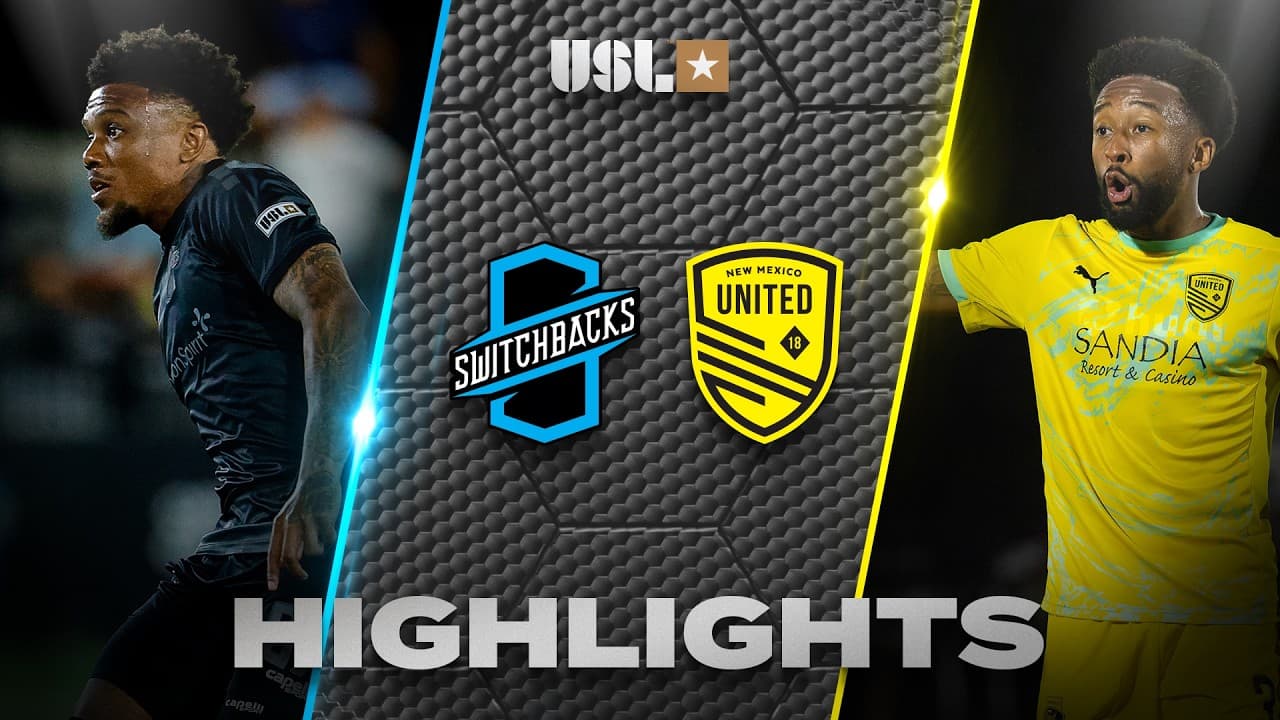 9.19.2026 | Colorado Springs Switchbacks FC vs. New Mexico United - USL Championship Game Highlights thumbnail