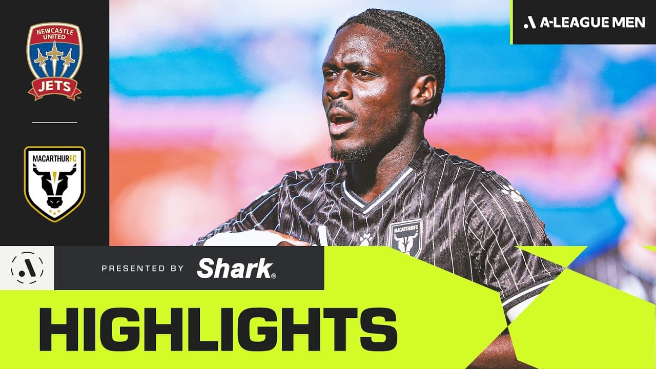 Newcastle Jets v Macarthur Bulls | SHARK HIGHLIGHTS | A-League Men 2026-27 | Matchweek 2 thumbnail