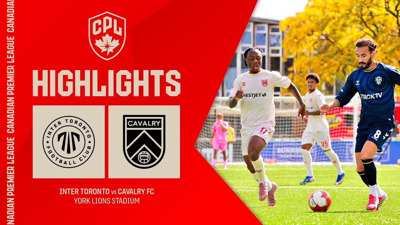 HIGHLIGHTS: Inter Toronto vs. Cavalry FC | October 03, 2026 thumbnail