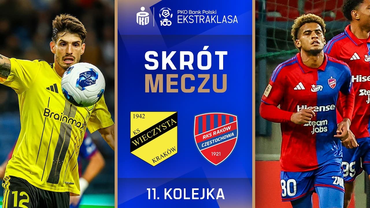 Wieczysta - Raków | HIGHLIGHTS | Ekstraklasa 2026/27 thumbnail