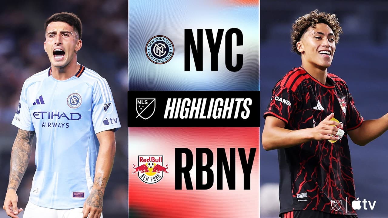 New York City FC vs. New York Red Bulls | Full Match Highlights | Battle for New York! thumbnail