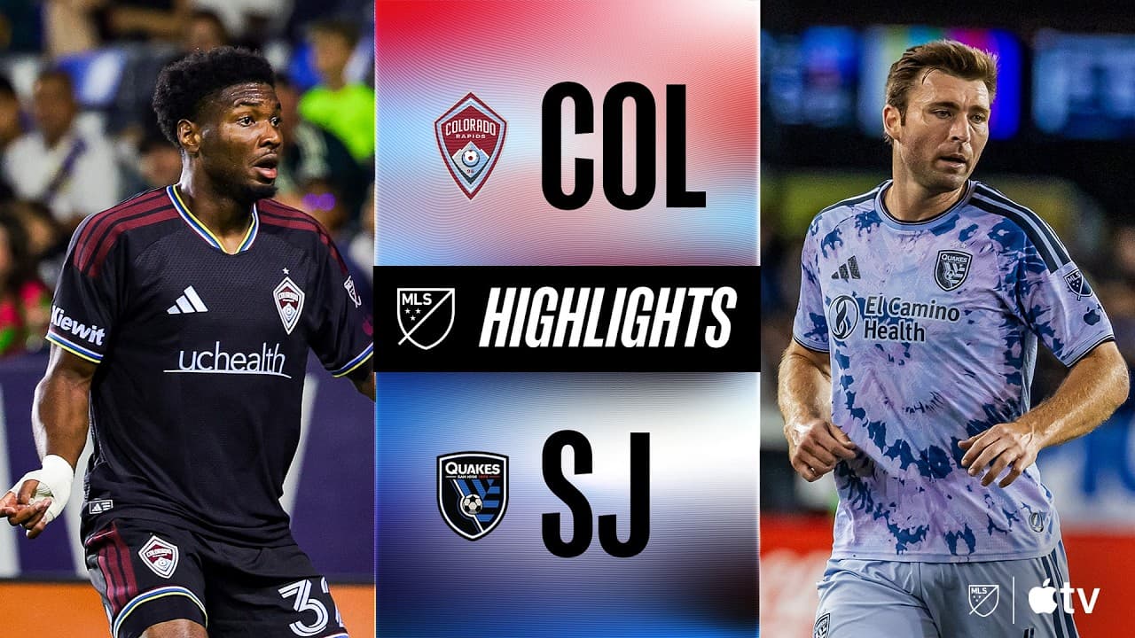 Colorado Rapids vs. San Jose Earthquakes | Full Match Highlights | WESTERN CONFERENCE BATTLE! thumbnail