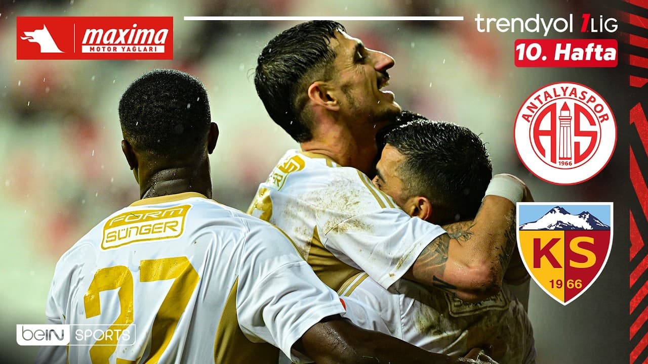 Antalyaspor - Kayserispor | 10. Hafta Maç ÖZETİ | Trendyol 1. Lig - 2026/27 thumbnail