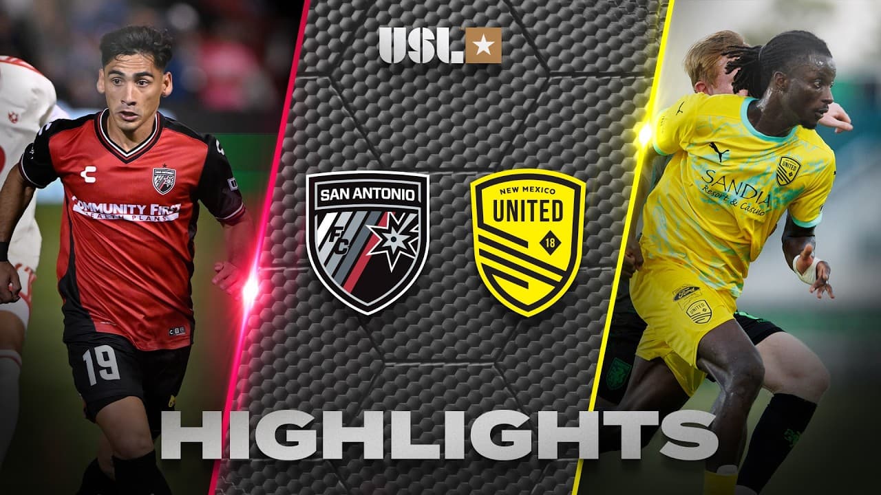 10.17.2026 | San Antonio FC vs. New Mexico United - USL Championship Game Highlights thumbnail