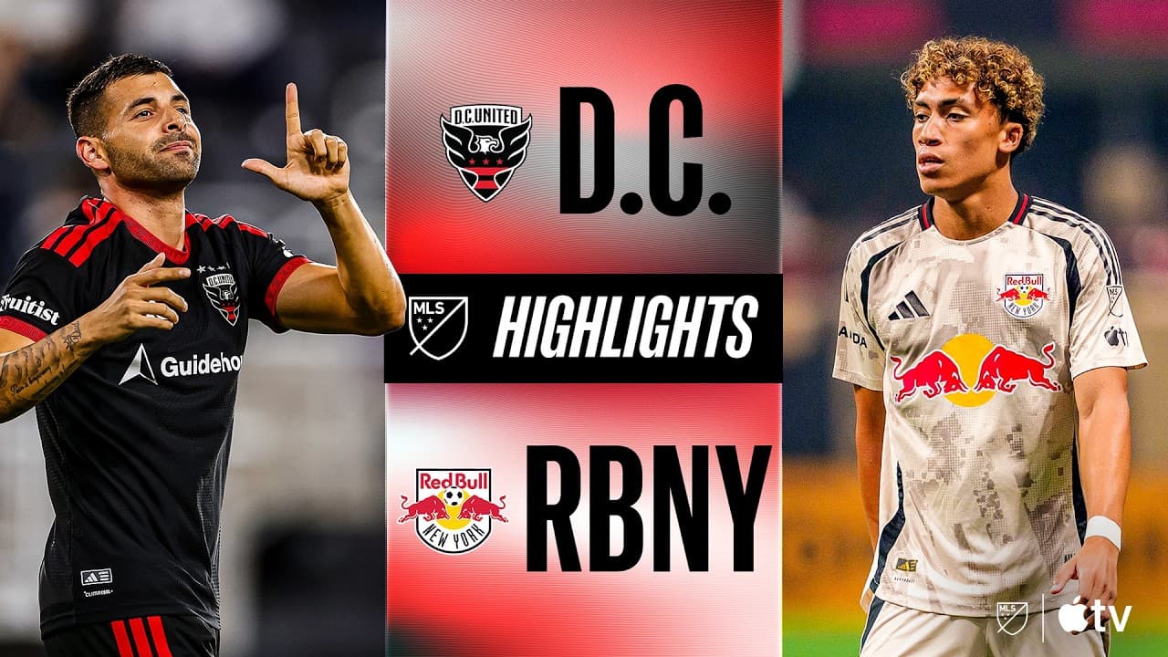 D.C. United vs. Red Bull New York | Full Match Highlights | TIGHT 10-MAN FINISH! thumbnail