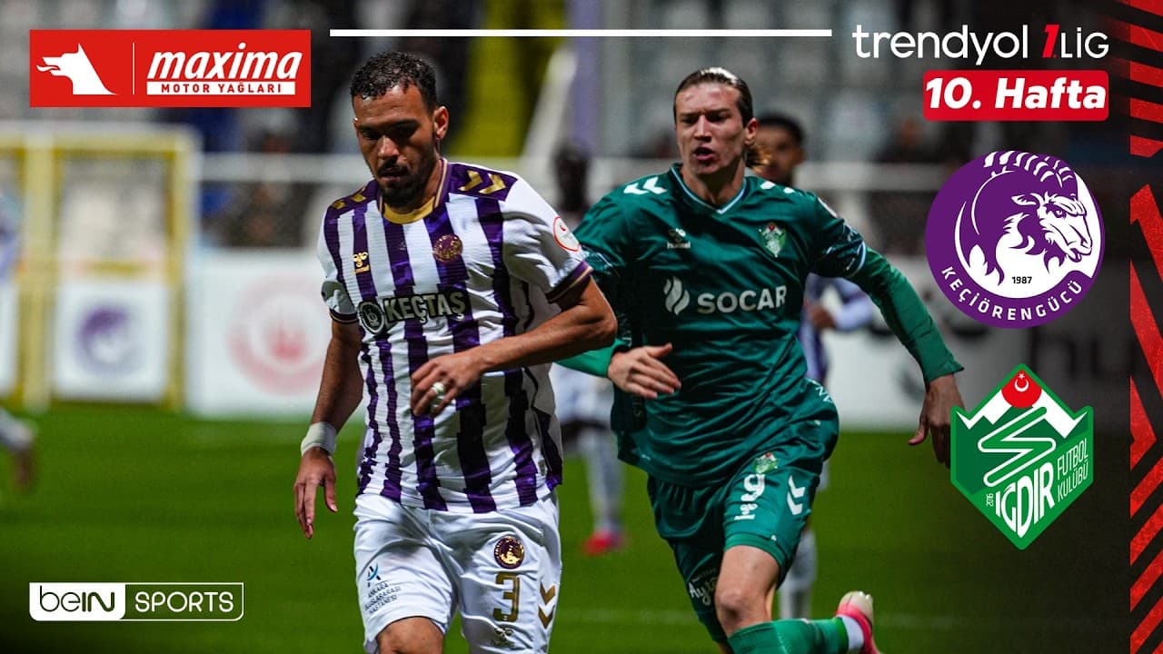 Keçiörengücü - Iğdır FK | 10. Hafta Maç ÖZETİ | Trendyol 1. Lig - 2026/27 thumbnail