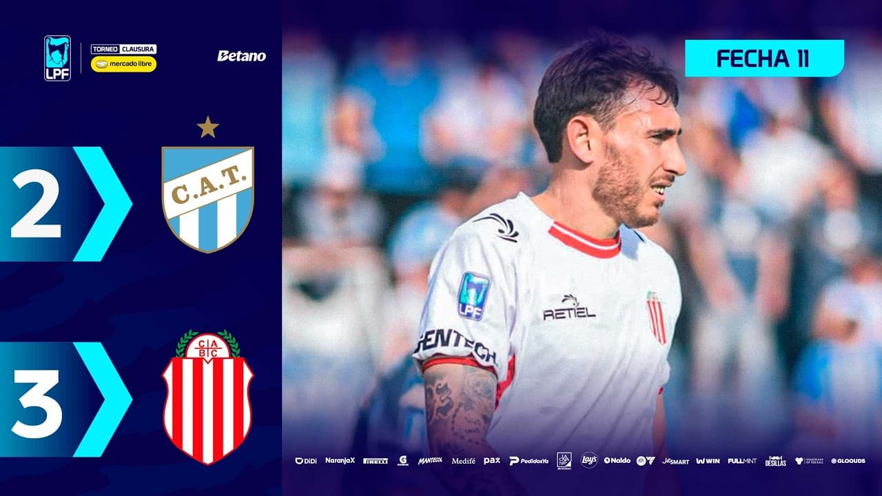 ATLÉTICO TUCUMÁN 2 - 3 BARRACAS CENTRAL | Resumen del partido | #TorneoMercadoLibre Clausura 2026 🏆 thumbnail