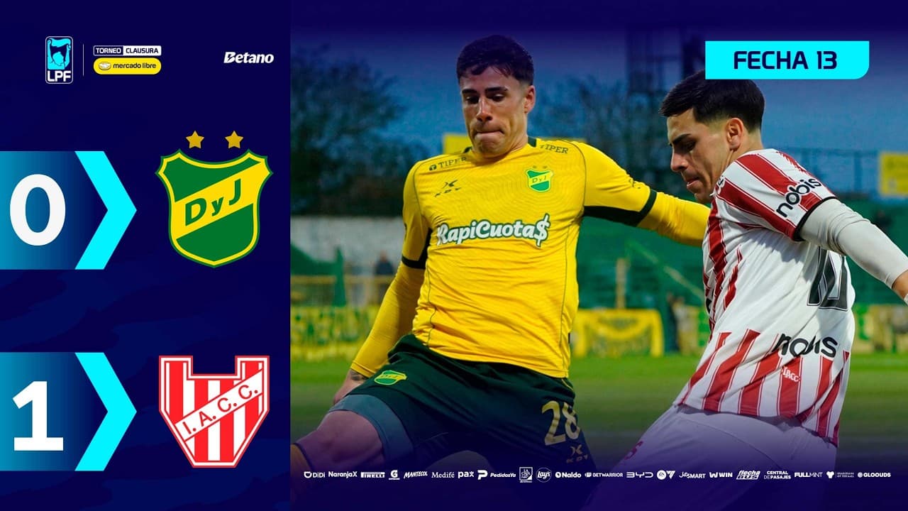 DEFENSA Y JUSTICIA 0 - 1 INSTITUTO | Resumen del partido | #TorneoMercadoLibre Clausura 2026 🏆 thumbnail