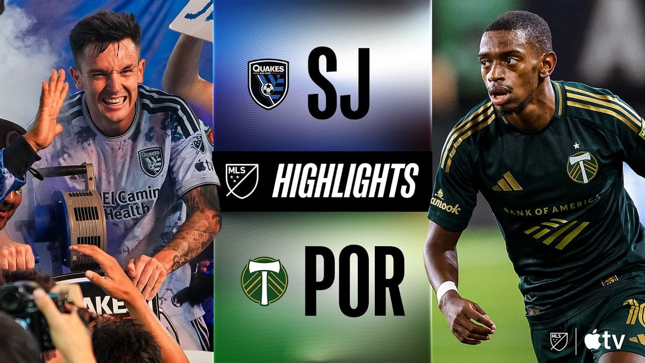 San Jose Earthquakes vs. Portland Timbers | Full Match Highlights | Preston Judd BRACE! thumbnail