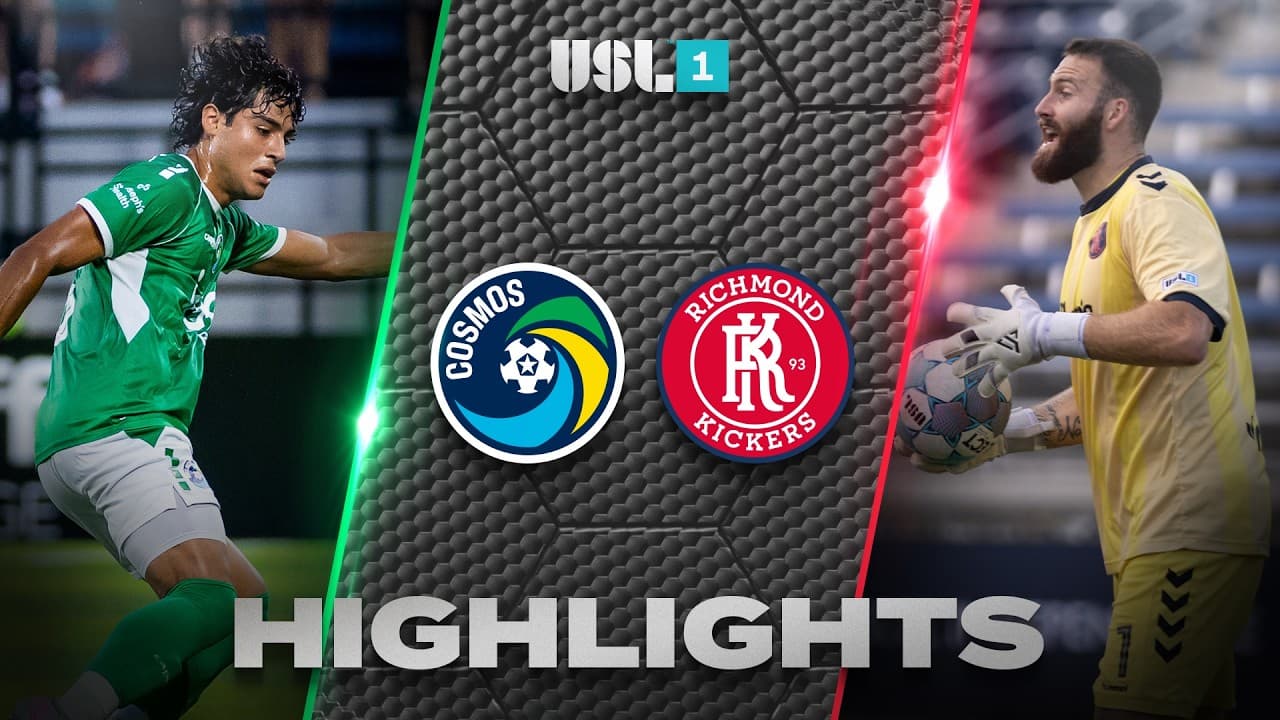 09.27.2026 | New York Cosmos vs. Richmond Kickers - USL League One Game Highlights thumbnail