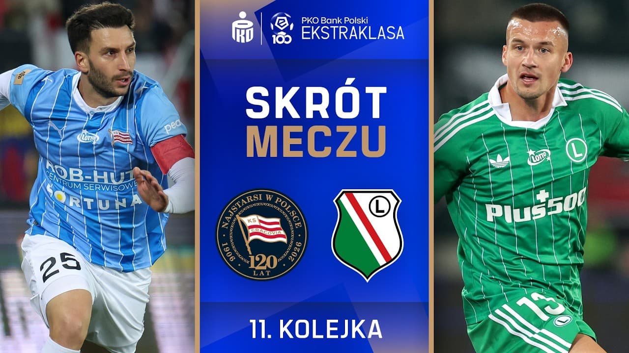 Cracovia - Legia Warszawa | SKRÓT | Ekstraklasa 2026/27 thumbnail