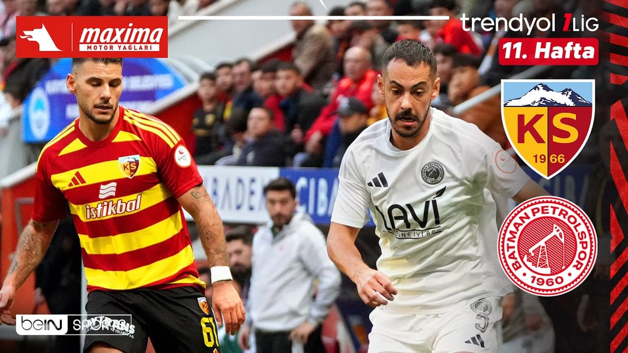 Kayserispor - Batman Petrolspor | 10. Hafta Maç ÖZETİ | Trendyol 1. Lig - 2026/27 thumbnail