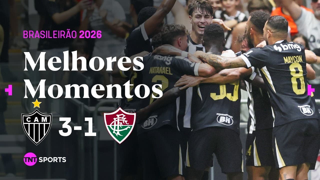 DOIS GOLS EM DOIS MINUTOS E APAGÃO TRICOLOR! ATLÉTICO-MG 3 X 1 FLUMINENSE thumbnail
