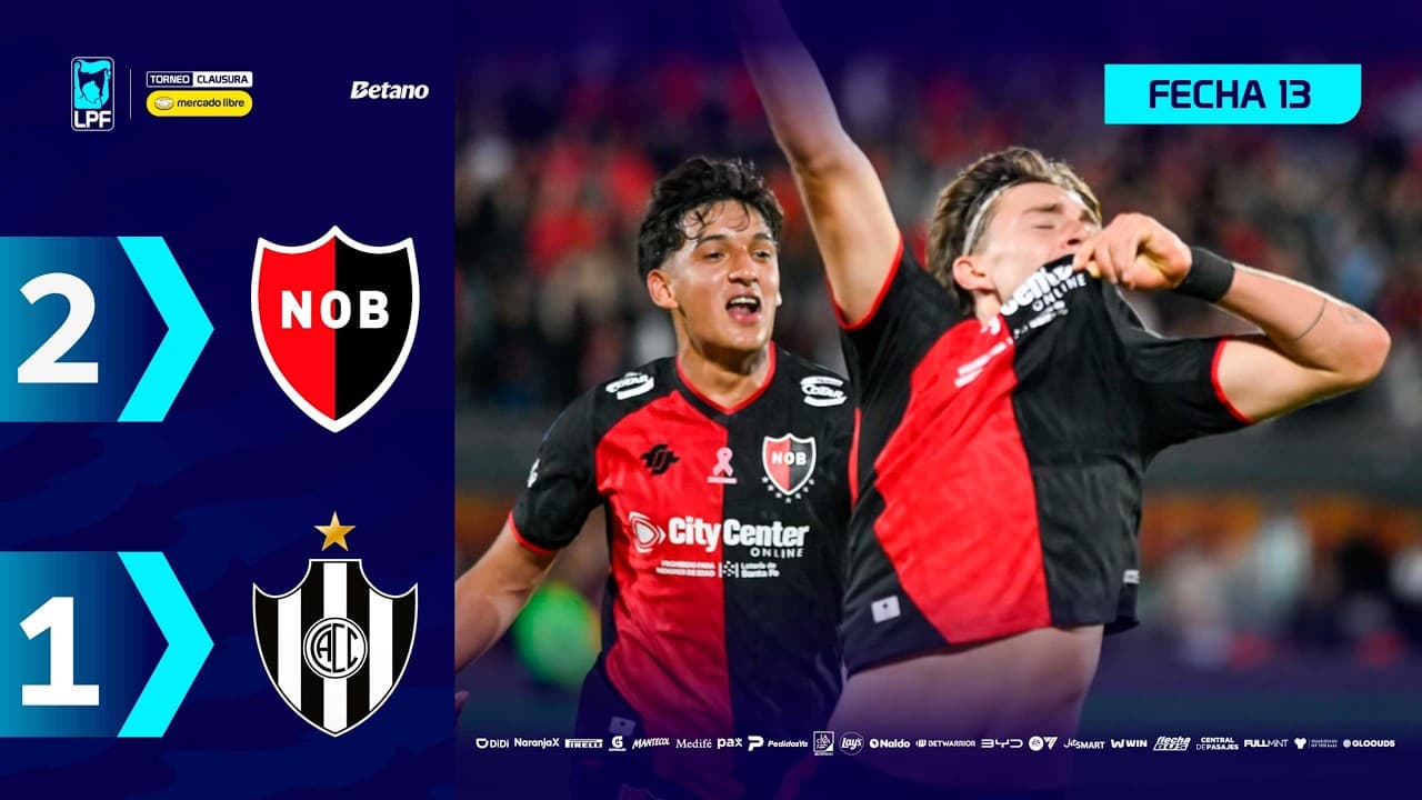 NEWELL'S 2 - 1 CENTRAL CÓRDOBA | Resumen del partido | #TorneoMercadoLibre Clausura 2026 🏆 thumbnail