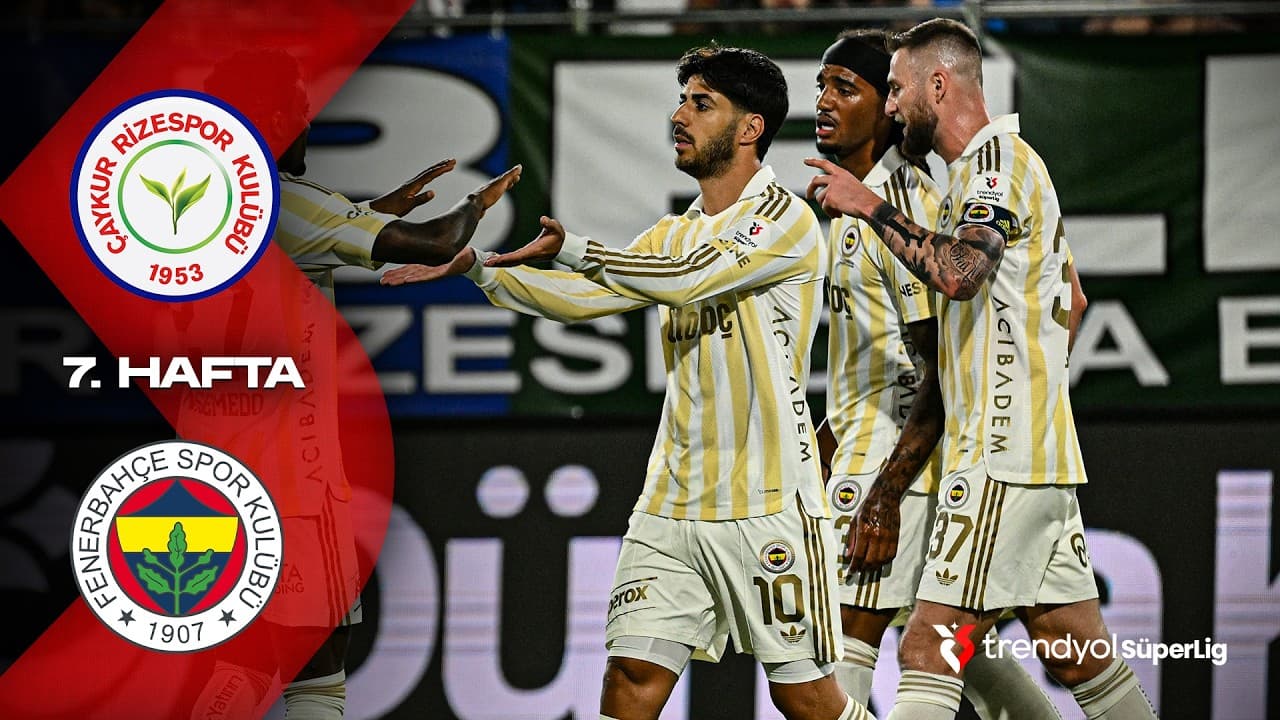 Çaykur Rizespor - Fenerbahçe - Highlights/Özet | Trendyol Süper Lig - 2026/27 thumbnail