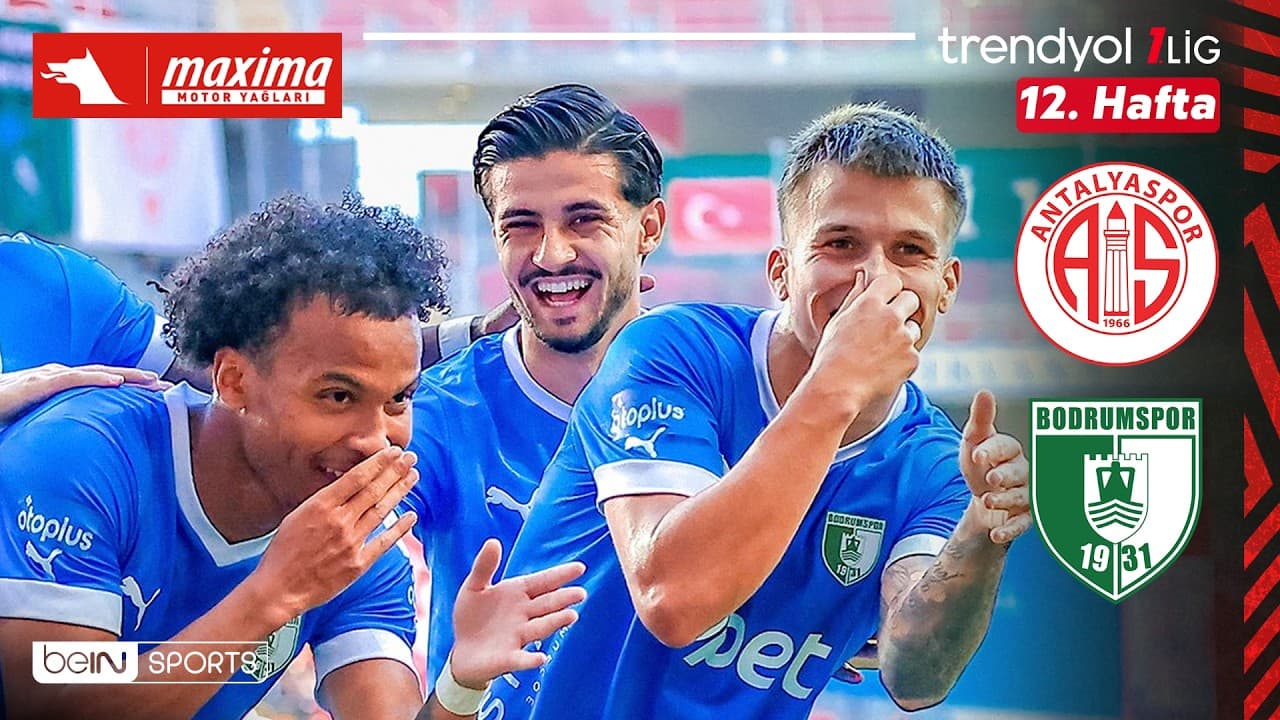 Antalyaspor - Bodrum FK | 12. Hafta Maç ÖZETİ | Trendyol 1. Lig - 2026/27 thumbnail