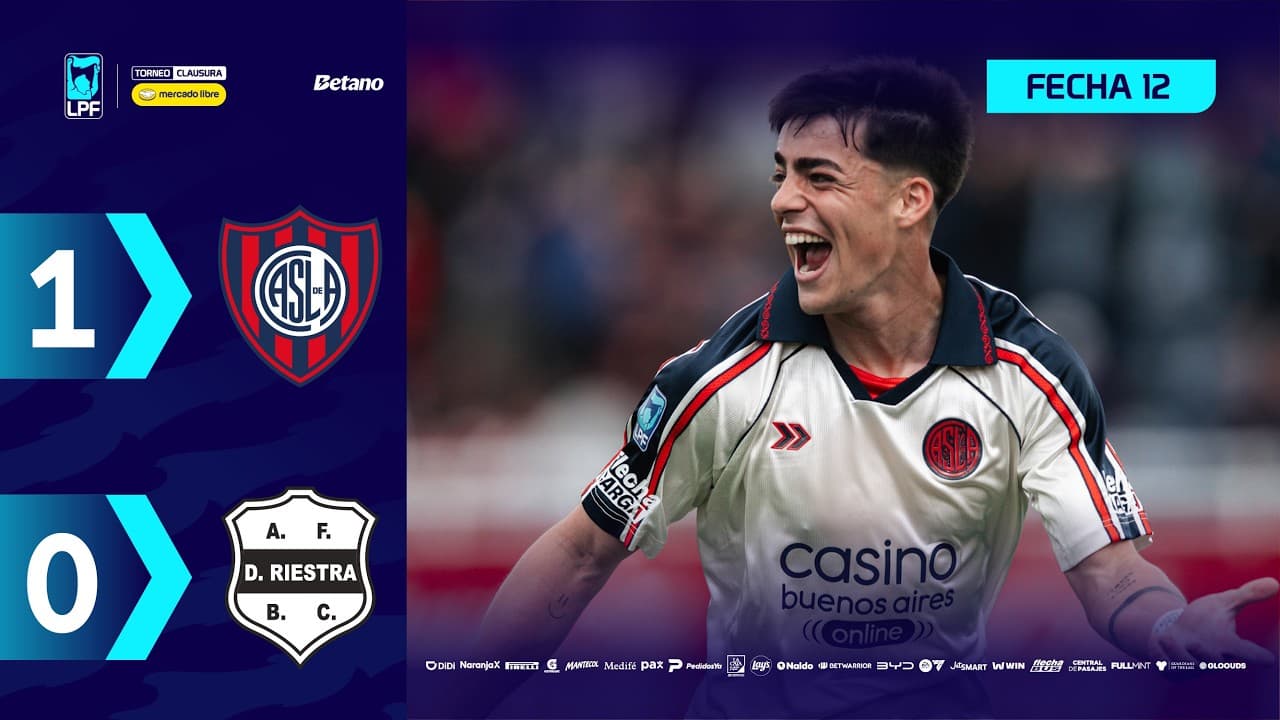 SAN LORENZO 1 - 0 DEPORTIVO RIESTRA | Resumen del partido | #TorneoMercadoLibre Clausura 2026 🏆 thumbnail