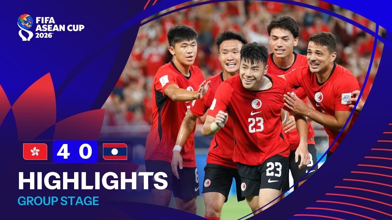 HIGHLIGHTS | Hong Kong, China vs Laos | FIFA ASEAN Cup 2026™ thumbnail